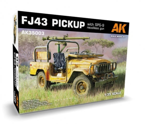 AK-Interactive: FJ43 Pickup with SPG-9 Recoilless Gun (1:35 scale)
