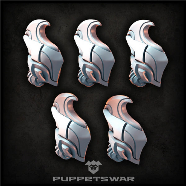 Puppetswar: (Accessory) Warden Lancer Helmets (5)