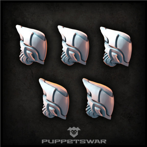 Puppetswar: (Accessory) Warp Guardian Helmets (5)