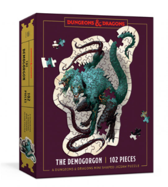 D&D: Dungeons & Dragons Mini Shaped Jigsaw Puzzle - The Demogorgon Edition