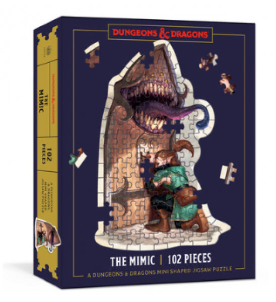 D&D: Dungeons & Dragons Mini Shaped Jigsaw Puzzle - The Mimic Edition