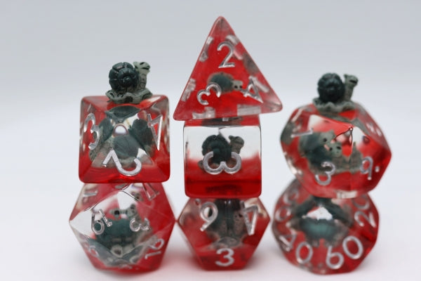 Polyhedral Dice Set: Speedy the Snail RPG Dice Set (7)