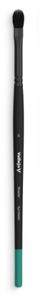Accessories: Shader - Filbert Shader Flat Synthetic Brush No. 6