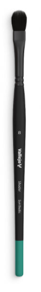 Accessories: Shader - Filbert Shader Flat Synthetic Brush No. 8