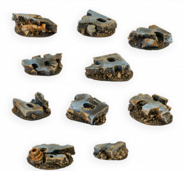 Kromlech Conversion Bitz: Small Concrete Slabs Basing Kit (10)