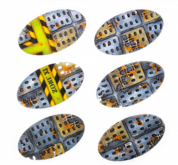 Kromlech Accessories: Imperial Guard 90x52 mm Oval Base Toppers (6)