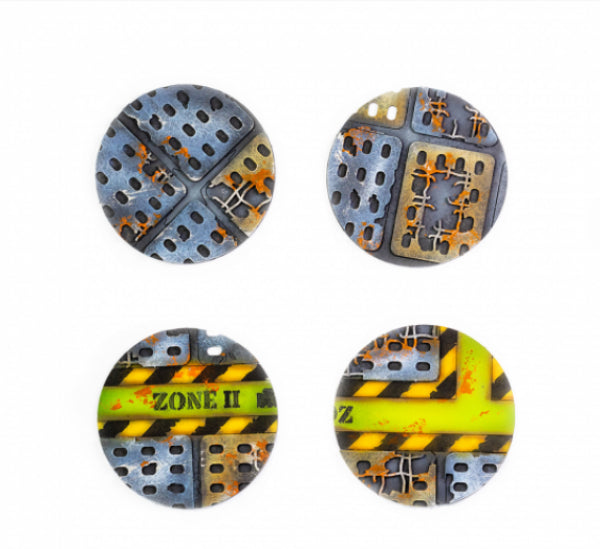 Kromlech Accessories: Imperial Guard 60 mm Round Base Toppers (4)