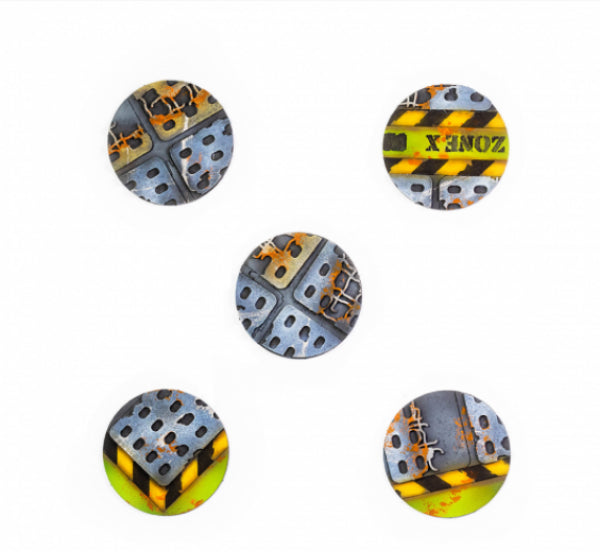 Kromlech Accessories: Imperial Guard 50 mm Round Base Toppers - 47 mm (5)