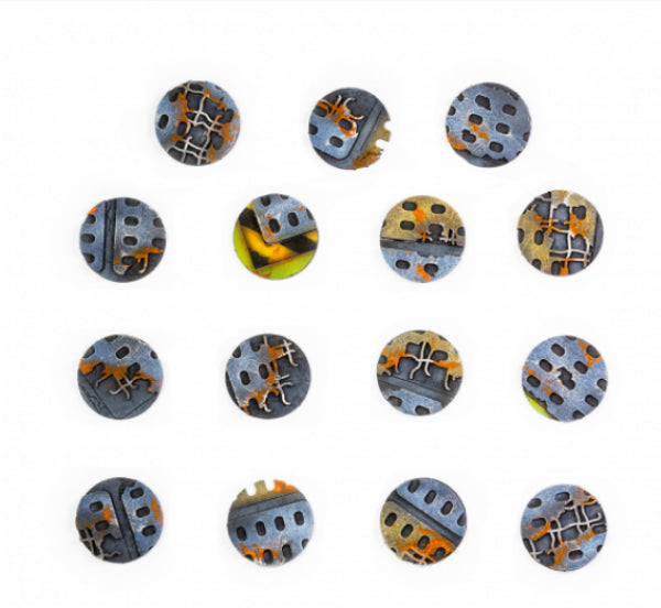 Kromlech Accessories: Imperial Guard 32 mm Round Base Toppers (15)