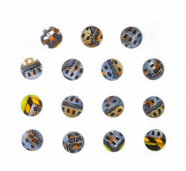 Kromlech Accessories: Imperial Guard 28.5 mm Round Base Toppers (15)