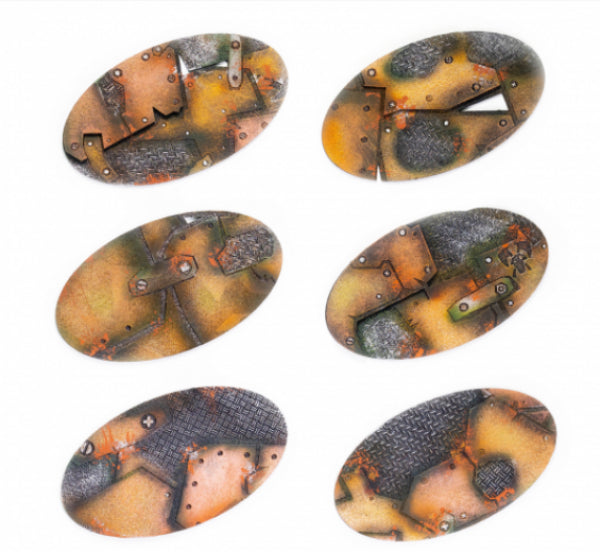 Kromlech Accessories: Orkenburg 90x52 mm Oval Base Toppers (6)