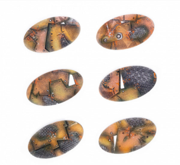 Kromlech Accessories: Orkenburg 75x42 mm Oval Base Toppers (6)