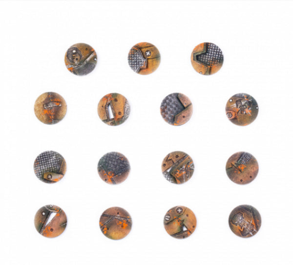 Kromlech Accessories: Orkenburg 28.5 mm Round Base Toppers (15)