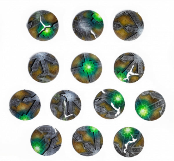 Kromlech Accessories: Chaos Temple 40 mm Round Base Toppers (13)