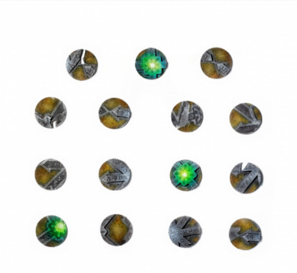 Kromlech Accessories: Chaos Temple 25 mm Round Base Toppers (15)
