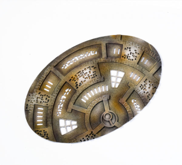 Kromlech Accessories: Caste Enclaves 170x105 mm Oval Base Topper