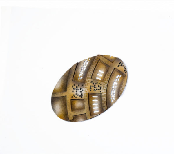 Kromlech Accessories: Caste Enclaves 105x70 mm Oval Base Topper