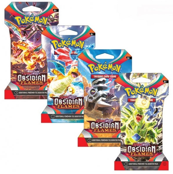 Pokemon CCG: Scarlet & Violet Obsidian Flames Sleeved Booster Pack (1)
