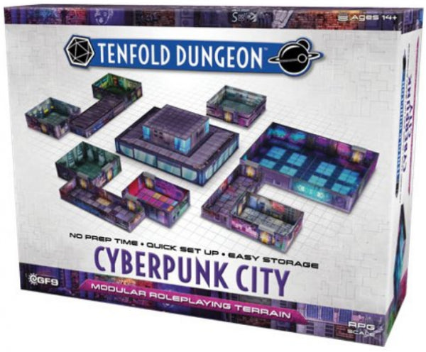 Tenfold Dungeon 3D Terrain: Cyberpunk City