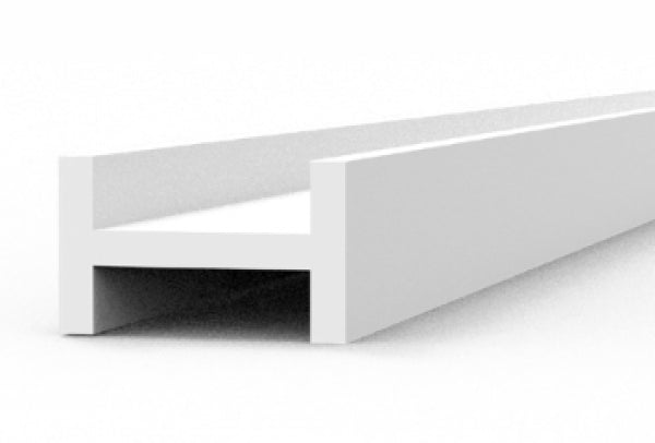 AK-Interactive: (Accessory)  Beams I-shape 3.0 x 1.5 x 350mm (x4) Styrene