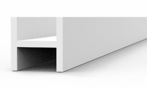 AK-Interactive: (Accessory)  Beams H-shape 2.0 x 2.0 x 350mm (x4) Styrene