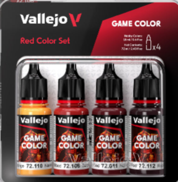Game Color Series: Red Color Set (4)