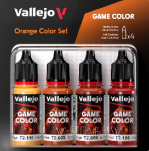 Game Color Series: Orange Color Set (4)