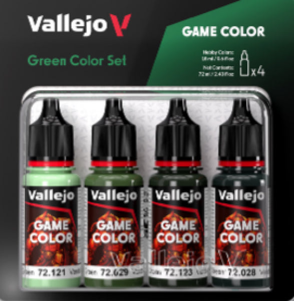 Game Color Series: Green Color Set (4)