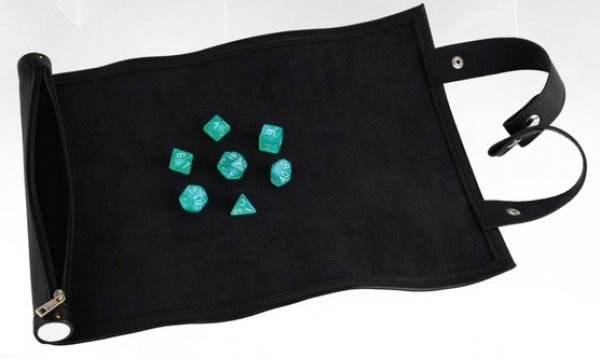 Dice Rolling Scroll: Leather Black