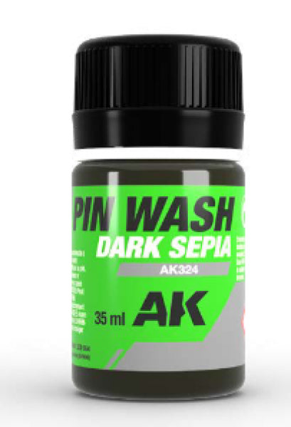 AK-Interactive: Dark Sepia Pin Wash (35ml)