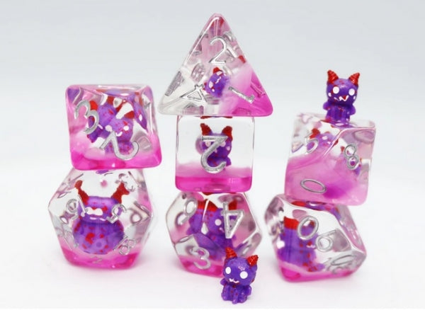 Polyhedral Dice Set: Inclusion Dice - Friendly Fiend (7)