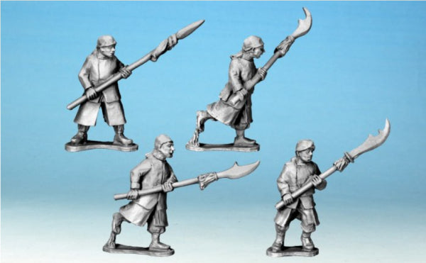 Crusader Miniatures: Boxer Rebellion - Kansu Braves with Polearms (4)
