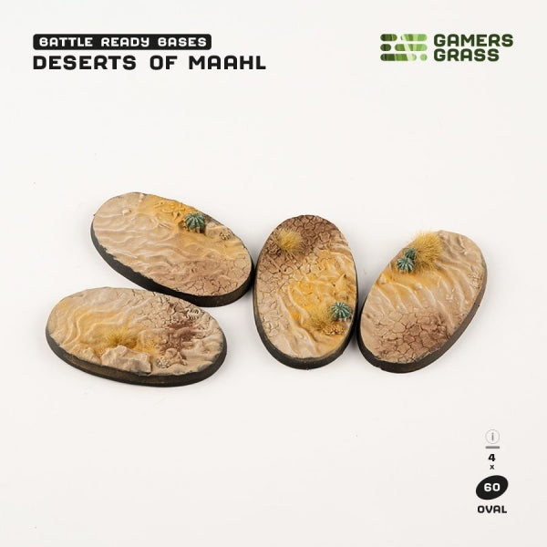 Gamers Grass Base: Deserts of Maahl - Oval 60mm (x4)