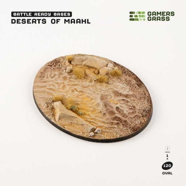 Gamers Grass Base: Deserts of Maahl - Oval 120mm (x1)