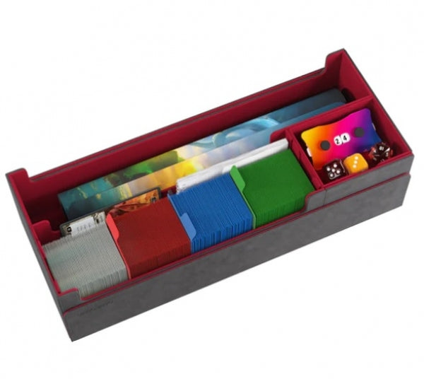 Gamegenic: Cards' Lair 1000+ Card Box - Grey/Red