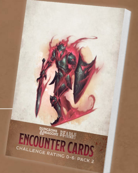 Beadle & Grimm's Encounter Cards Challenge Rating 0-6 Pack #2