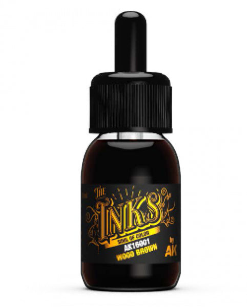 AK-Interactive: The INKS - Wood Brown (30mL)