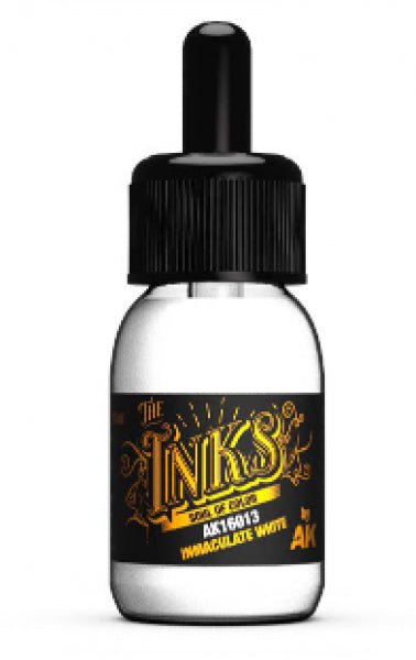AK-Interactive: The INKS - Immaculate White (30mL)