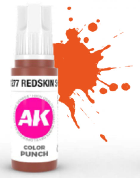 AK-Interactive: (3rd Gen) Acrylics - Color Punch Redskin Shadow (17mL)