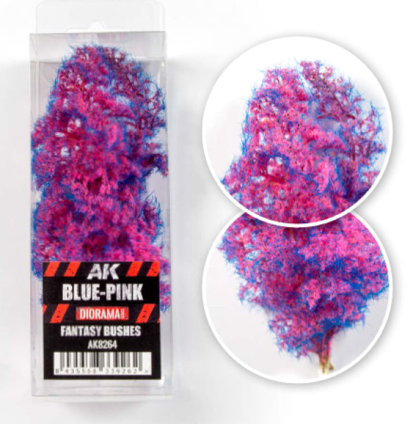 AK-Interactive: Fantasy Bushes - Blue/Pink (1:35 scale)