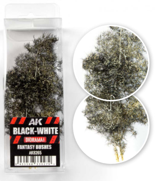 AK-Interactive: Fantasy Bushes - Black/White (1:35 scale)