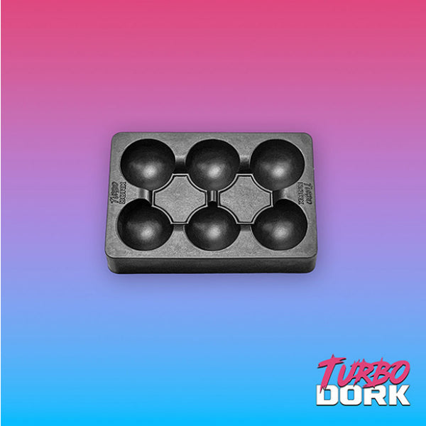 Turbo Dork: Small Black Silicone Dry Palette