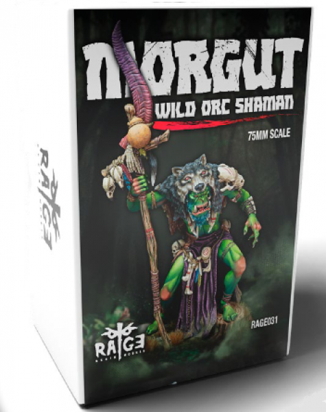 AK Interactive: Rage Resin Model -  Morgut Wild Orc Shaman (75mm)