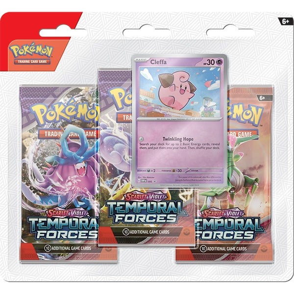 Pokemon CCG: Scarlet & Violet Temporal Forces 3-Booster Blister pack (1)