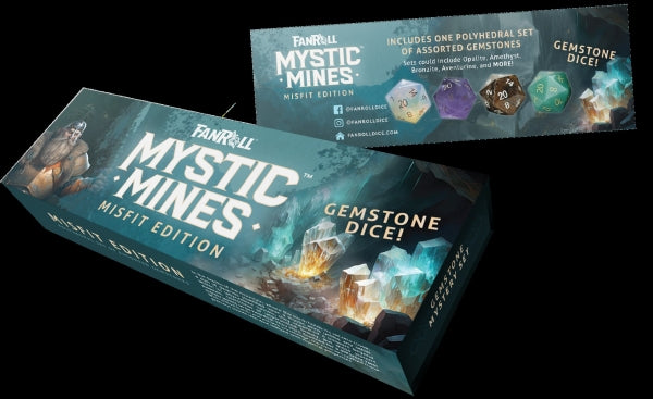 Misfit Gemstone Mystic Mines Dice Set