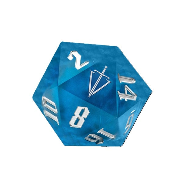 Metallic Dice: Tales of the Valiant 35mm Mega D20