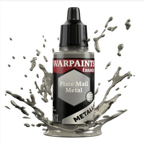 Warpaints: Fanatic Metallics - Plate Mail Metal (18 mL)