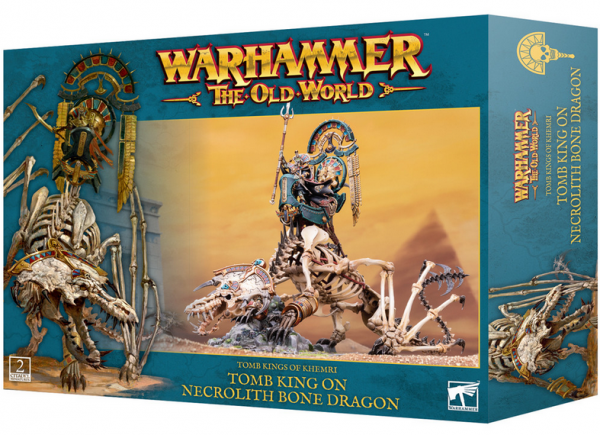 Warhammer: Tomb Kings Of Khemri - Tomb King on Necrolith Bone Dragon