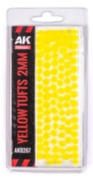 AK-Interactive: Fantasy Tufts - Yellow (2mm)