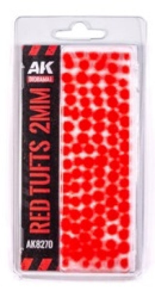 AK-Interactive: Fantasy Tufts - Red (2mm)